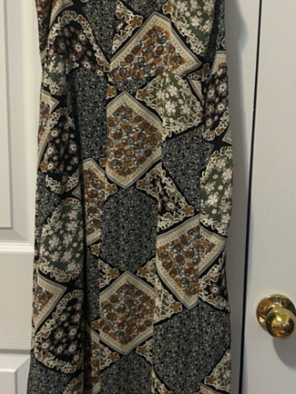 Maxi Patchwork Print Dress - Picture 3 of 4